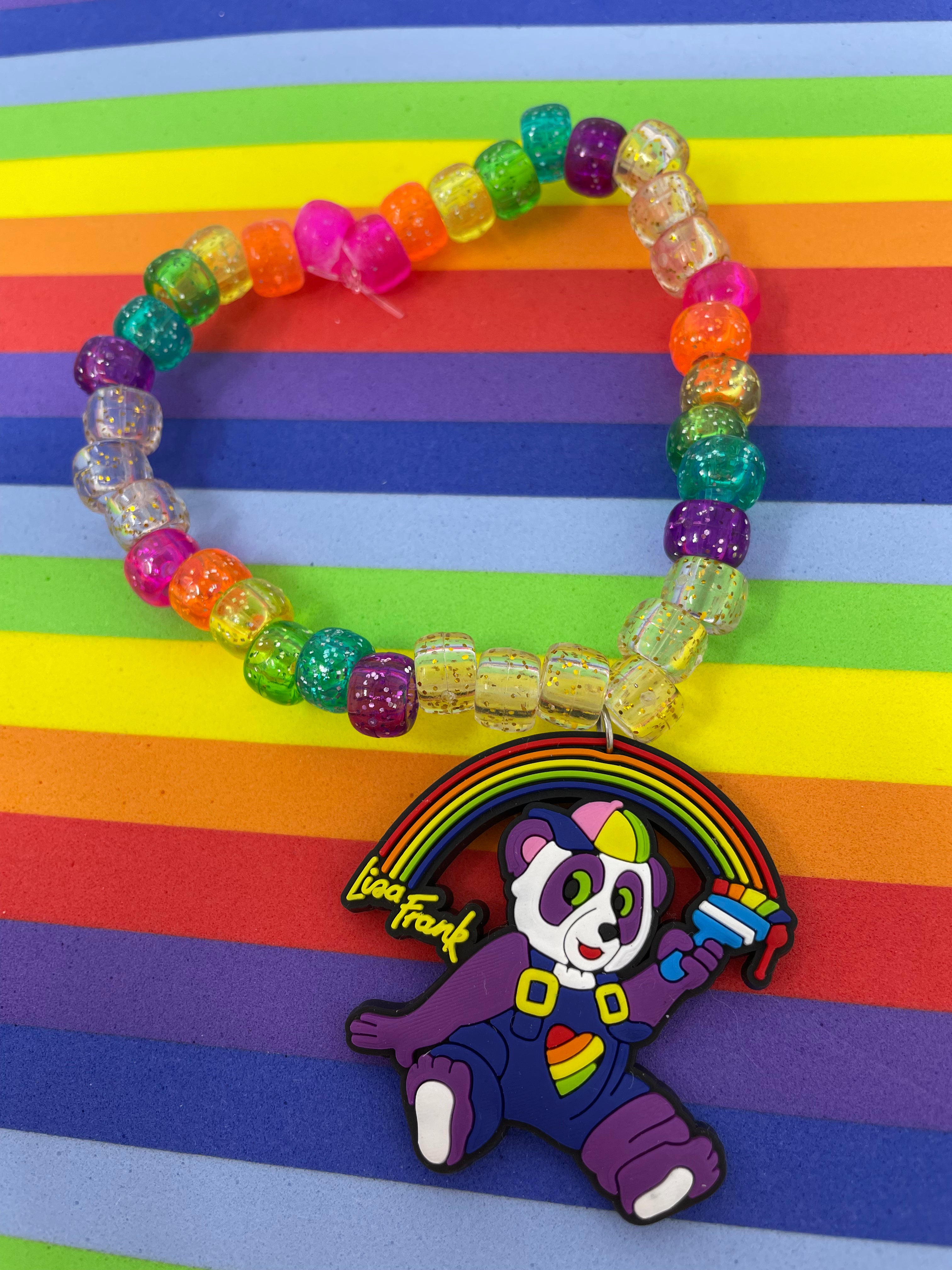 UwU Rainbow Kandi Bracelet – CraftersoftheGalaxy